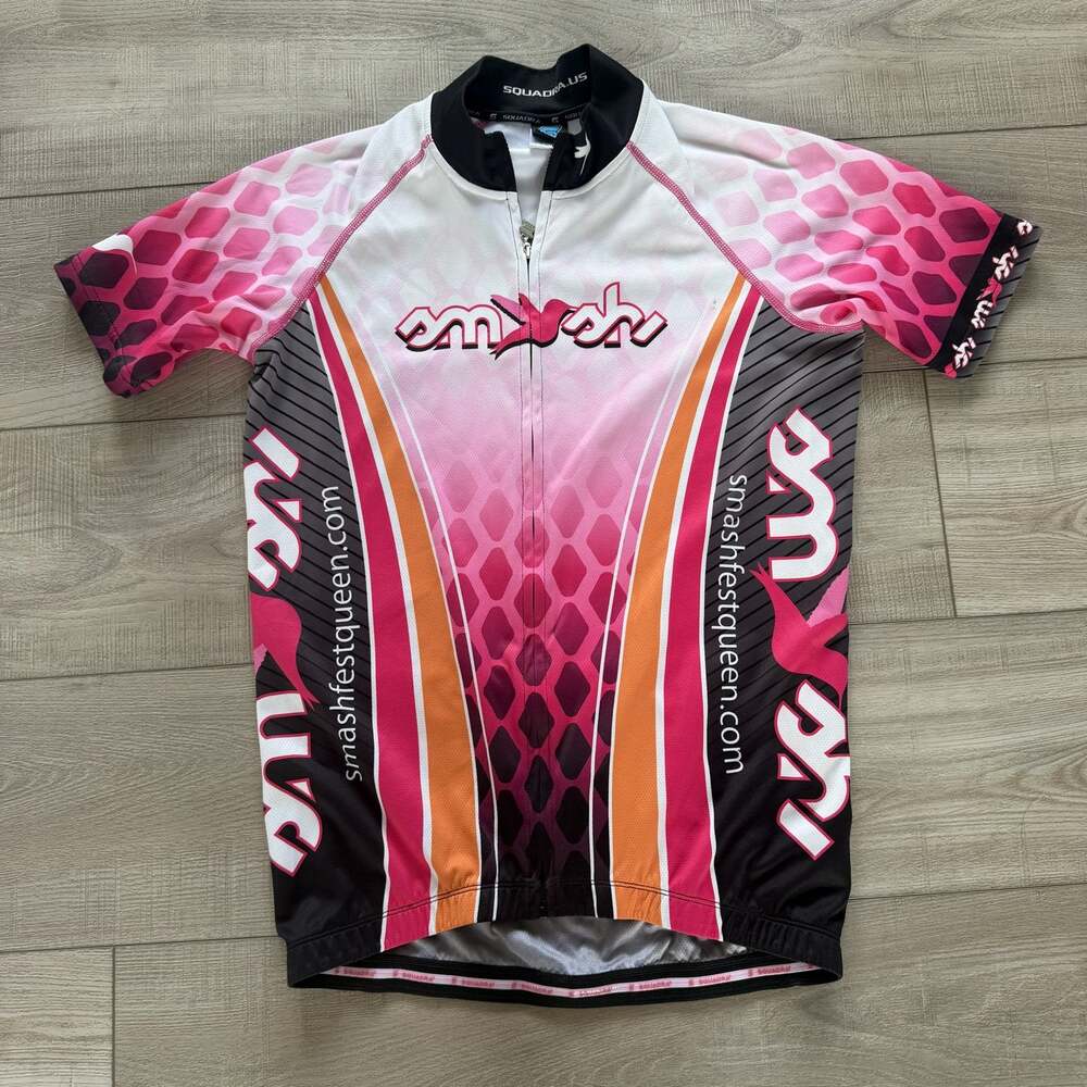 Squadra Smashfest Queen Cycling Jersey Large Pink